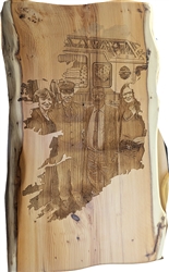 Irish Yew Plaque
