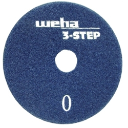 4" 3 Step Diamond Polishing Pad Position 0