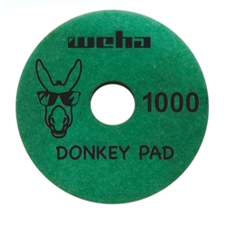 1000 Grit 6" Donkey Quartz Inline and Face Polish Surface Polishing Pad