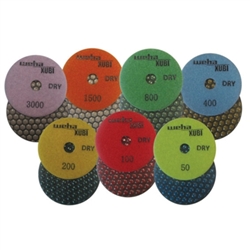 4" Xubi DRY Polish Pad Set of 7