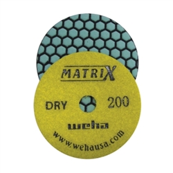 4" Matrix DRY Polish pad 200