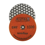 4" Matrix DRY Polish pad 1500