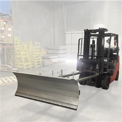ForkLift Snow Plow Attachment with Angle Adjustment