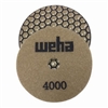 Part # VZDP44000 4" Weha Honeycomb Dry Diamond Polishing Pad 4000 Grit