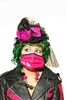 This Pink PVC face Mask is a wonderful accessory for any festival or event. Look great with any costume or outfit.