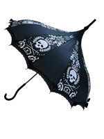 UMBRELLA PIRATE KING DAMASK SLIVER  HILARY'S VANITY