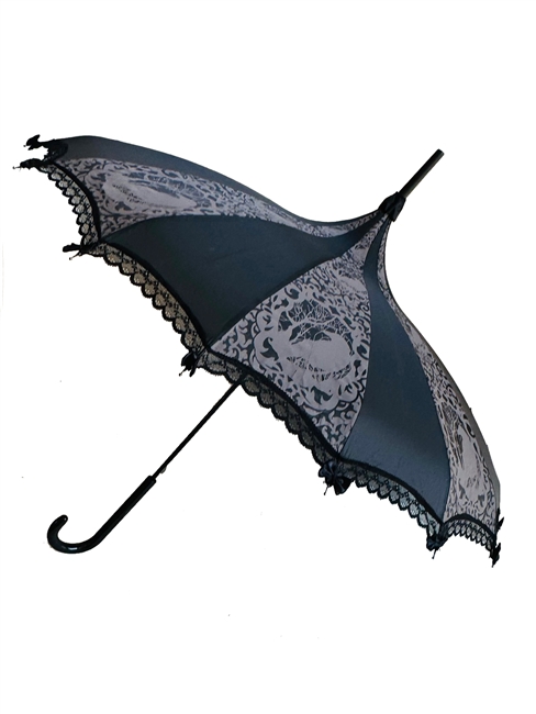 UMBRELLA RAVEN GRAY AND BLACK