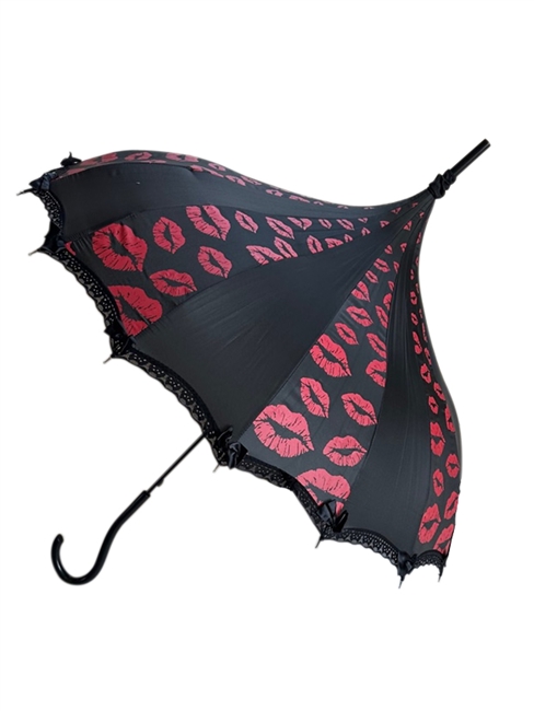 Hilary's Vanity Umbrella RED LIPS