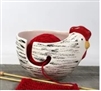 Rooster Ceramic Yarn Bowl