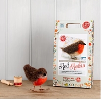 British Birds Robin Needle Felting Kit - Crafty Kit Company