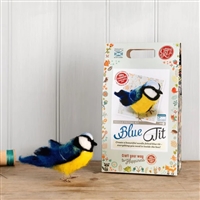 British Birds Blue Tit Needle Felting Kit - Crafty Kit Company