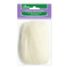 Natural Wool Roving (Off White)