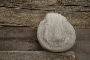 Light Grey - Needle Felt Wool 1oz (25gm) Package