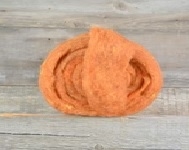 Pumpkin - Needle Felt Wool 1oz (25gm) Package