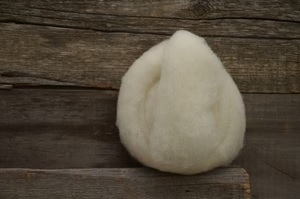 Cream - Needle Felt Wool 1oz (25gm) Package