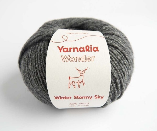 Wonder - Winter Stormy Sky - Yarnalia - 4Pack