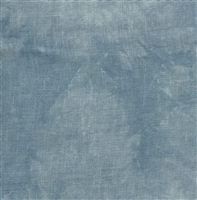Atomic Ranch Fabric- Light Denim - Light Denim Blue Jean color with worn patch mottling.