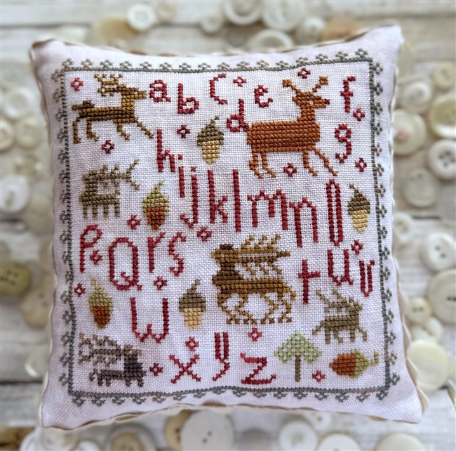 Oh Deer Sampler by Lucy Beam  Rogue Stitching