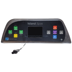 Control Panel, Artesian Spa, Island Spa, TP800, 9 Button