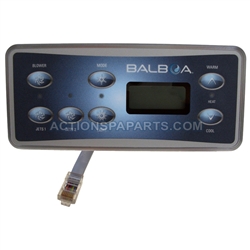 Control Panel, Balboa, Serial Standard Digital Panel, 7 Button, 2 Pumps / Blower