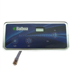 Control Panel, Balboa, Duplex Digital, 1 Button, LCD