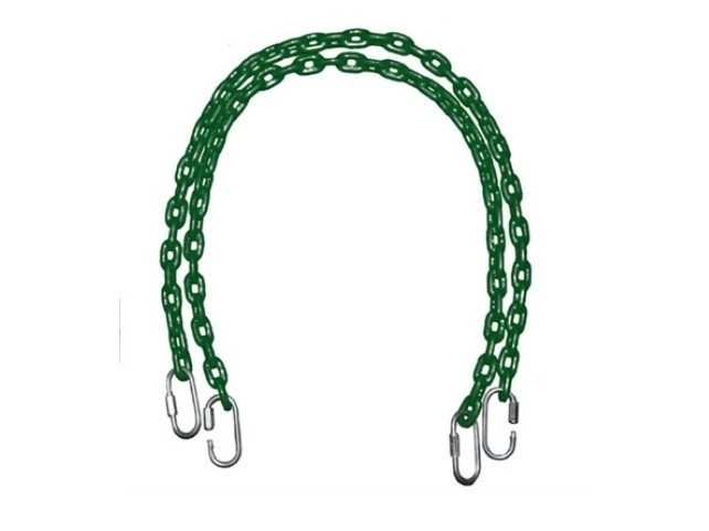 Coated Chain  ( 2 Chain ) w/30Coated over 3/16 Zink chain