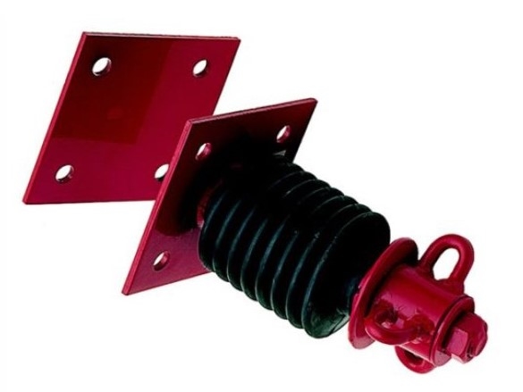 Commercial Tire swivel Heavy Duty (red)