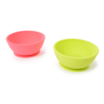 100% Silicone Suction Bowl (set of 2).  No bpa, no phthalates, or lead. Microwave/Dishwasher safe.  Sustainable products for less waste. Feed your child with high quality: bpa free, lead free, melamine free.  Free of any biologically harmful chemicals.