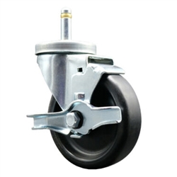 4 Inch Belshaw HG18-0031-4 Swivel Caster  with Brake - HG18EZ Donut Glazer