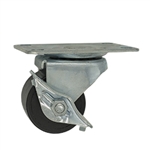 polyolefin wheel low profile caster with  brake