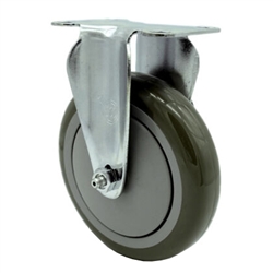 5" Rigid Cambro Caster with Polyurethane Tread