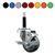 3/4 inch Expanding Stem Swivel Caster with 3 inch Polyurethane Wheel and top lock brake