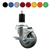 3.5" Expanding Stem Brake Swivel Caster with Polyurethane Tread