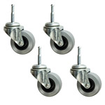 Polyurethane Tread Furniture Casters