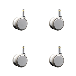 set of four 2-3/8 inch gray MRI safe casters