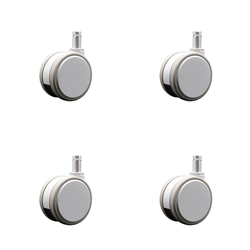 set of four 3 inch gray MRI safe casters