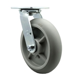 8" Lavex swivel housekeeping cart caster with Ball Bearings