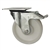 Metric Swivel Caster with Top Plate, Nylon Wheel and Brake