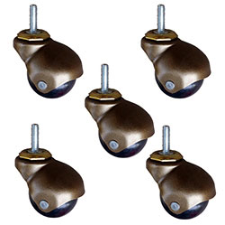 Baron Spherical threaded stem casters