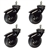 Black Heavy Duty Chair Casters