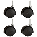 Pacer  Floor Safe Casters with Threaded  Stem