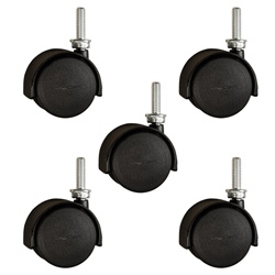 Pacer  floor safe casters with 5/16" threaded stem