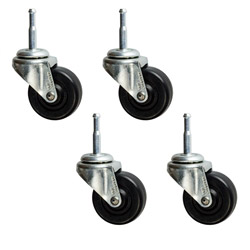 Soft Rubber Tread Furniture Casters