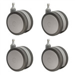 gray softech hardwood floor safe casters