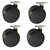 softech hardwood floor safe casters with top plate