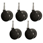 softech hardwood floor safe casters set with grip ring neck
