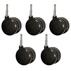 softech hardwood floor safe casters set with grip ring neck