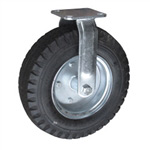 12 inch pneumatic wheel rigid caster