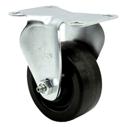3-1/2 Inch Rigid casters with phenolic wheel.