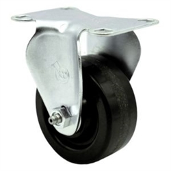 Service Caster #20 Series rigid casters with 3-1/2 inch phenolic wheel.